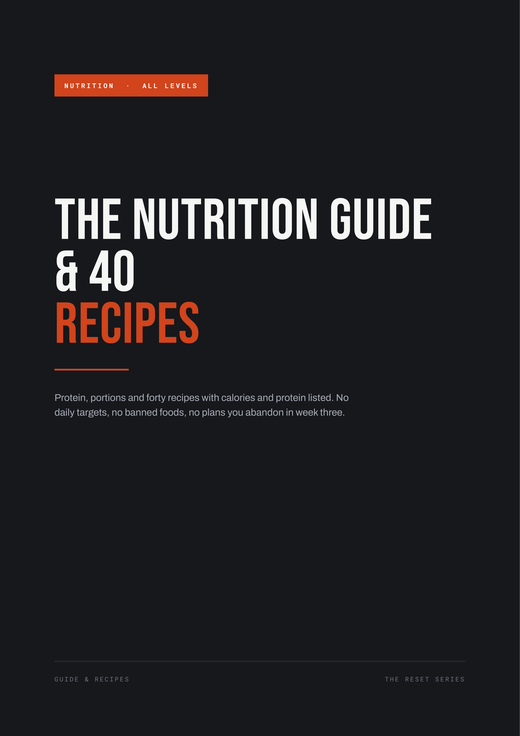 Nutrition Guide + 40 Recipes