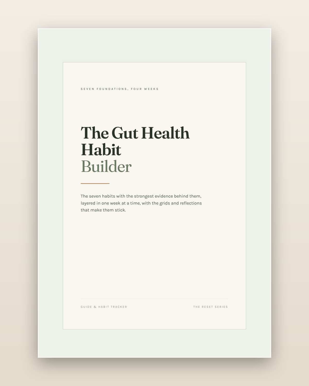 Gut Health Habit Builder