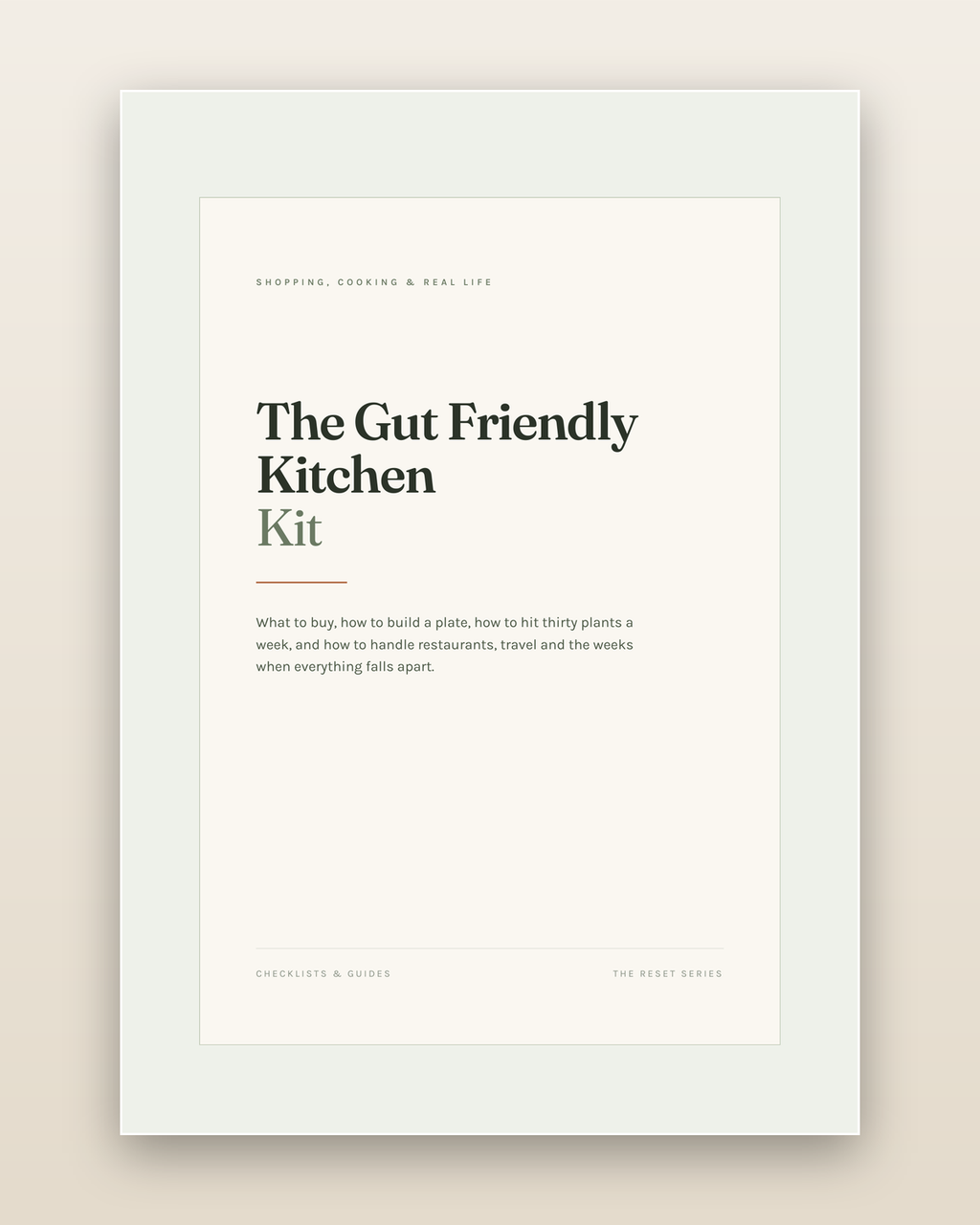 Gut Friendly Kitchen Kit