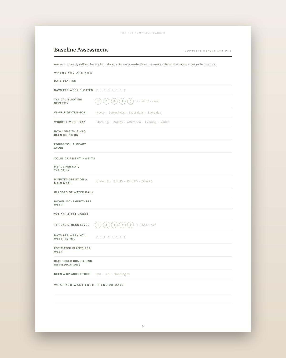 Gut Symptom Tracker