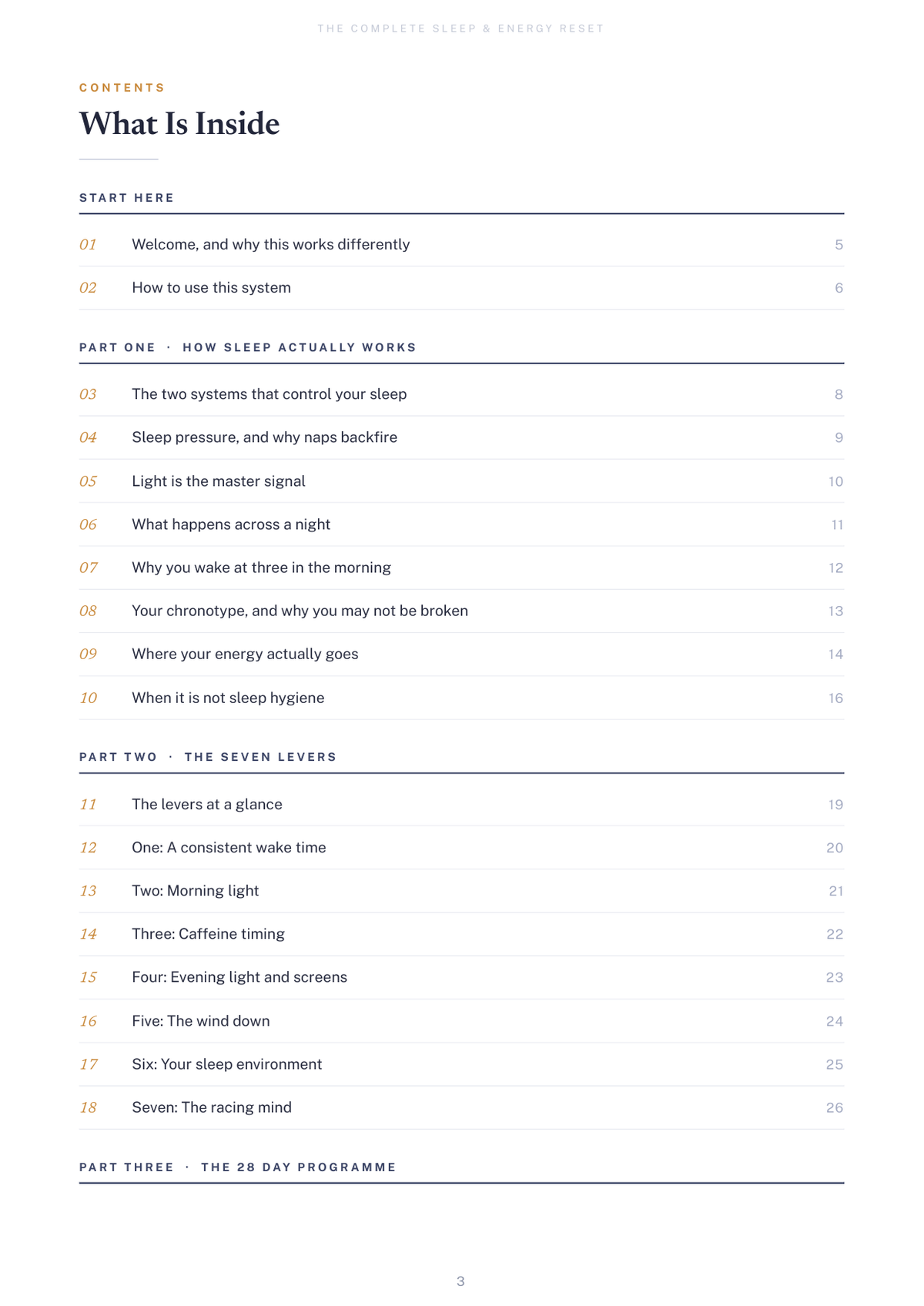Complete Sleep & Energy Reset System