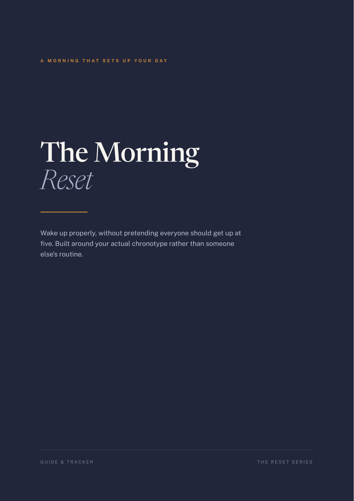Morning Reset