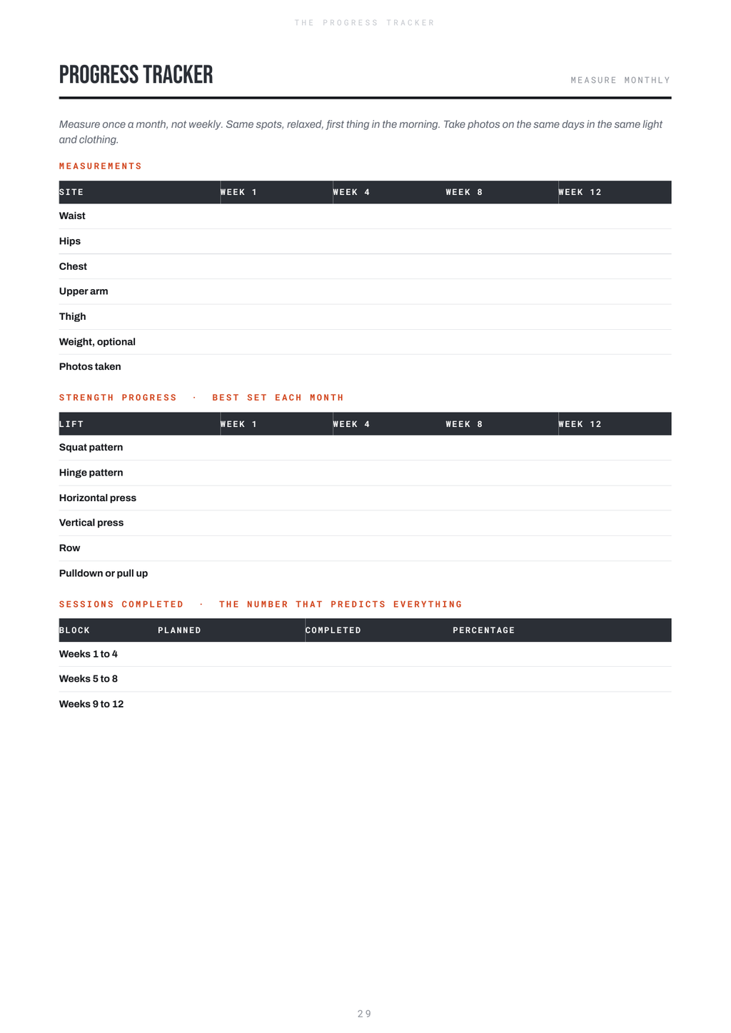 The Progress Tracker