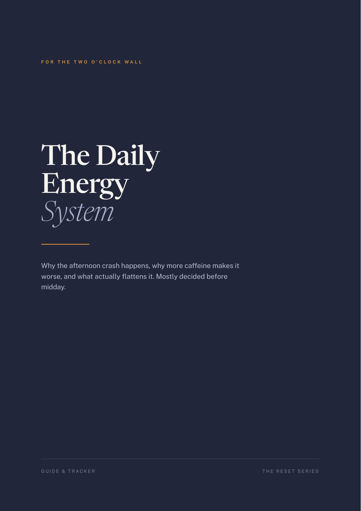 Daily Energy System