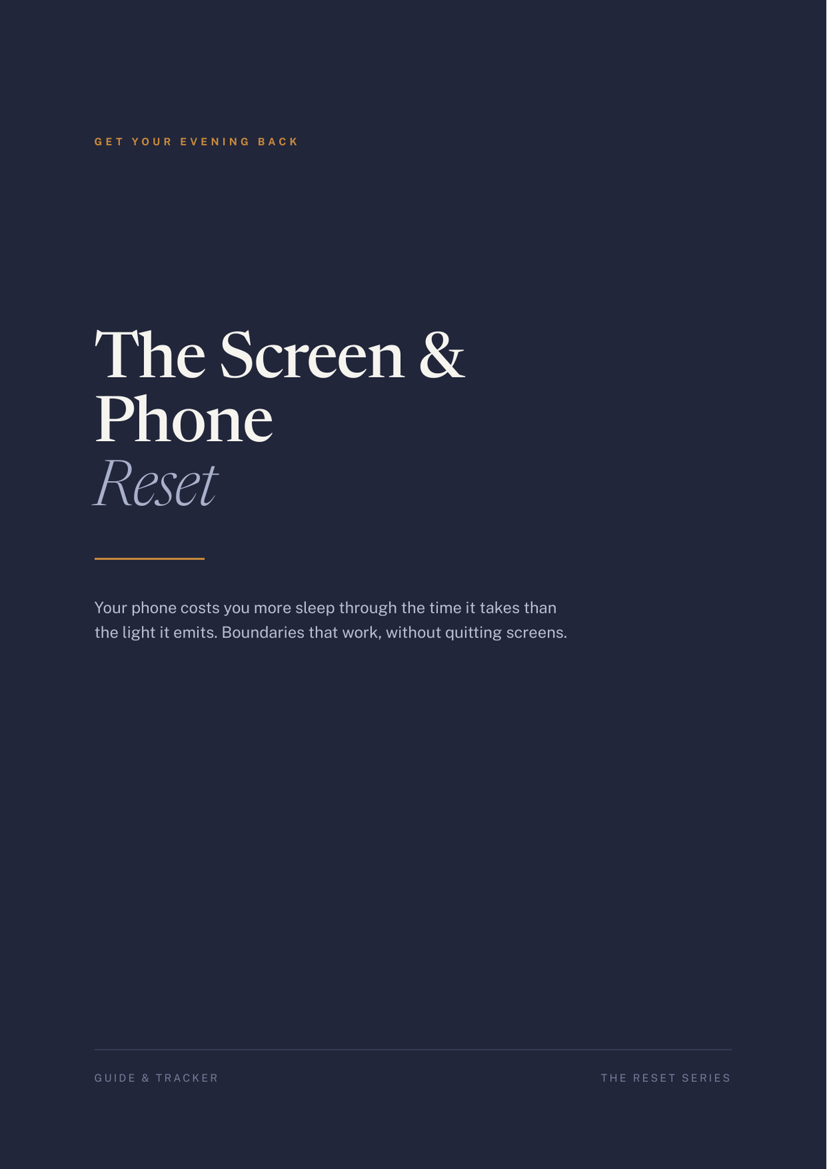 Screen & Phone Reset