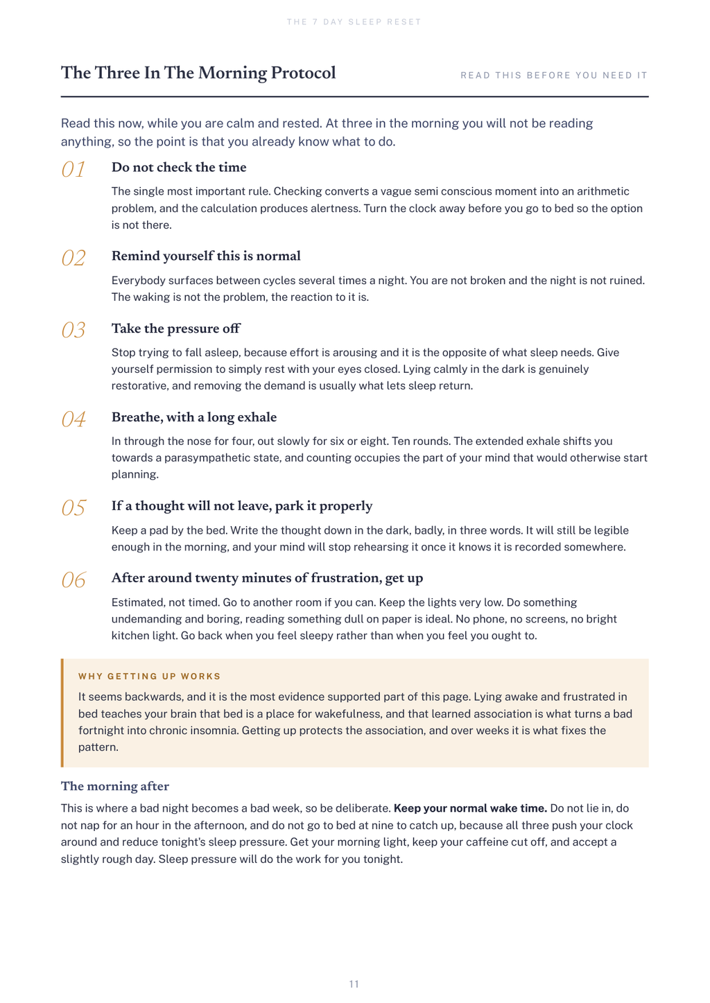 7-Day Sleep Reset